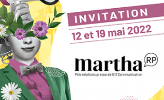 Invitation évènement relations presse à Nantes - Martha RP 