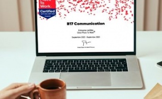 L'agence B17 Communication à Nantes certifiée Great Place to Work 