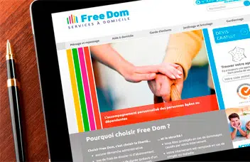 Le nouveau site internet de Free Dom